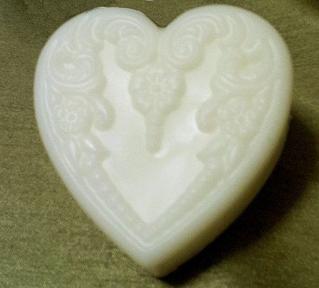 Handmade 6oz Soap Large Heart Shaped. Your choice of soap base and scent.