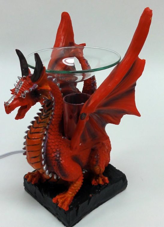 Red Dragon Poly Resin Electric Oil Warmer