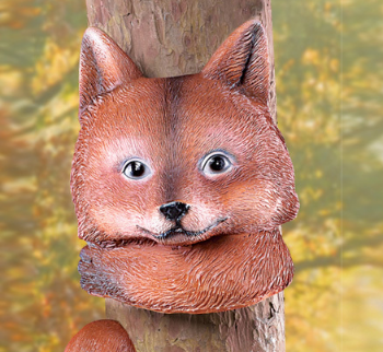 Image 1 of Woodland Fox Tree Hugger