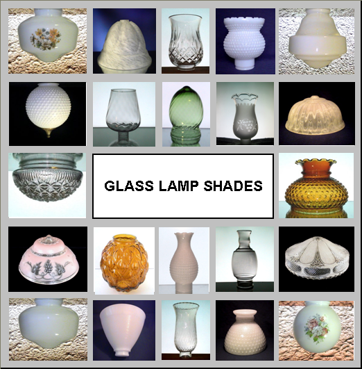 Glass Lamp Shades Home Page Featured Items
