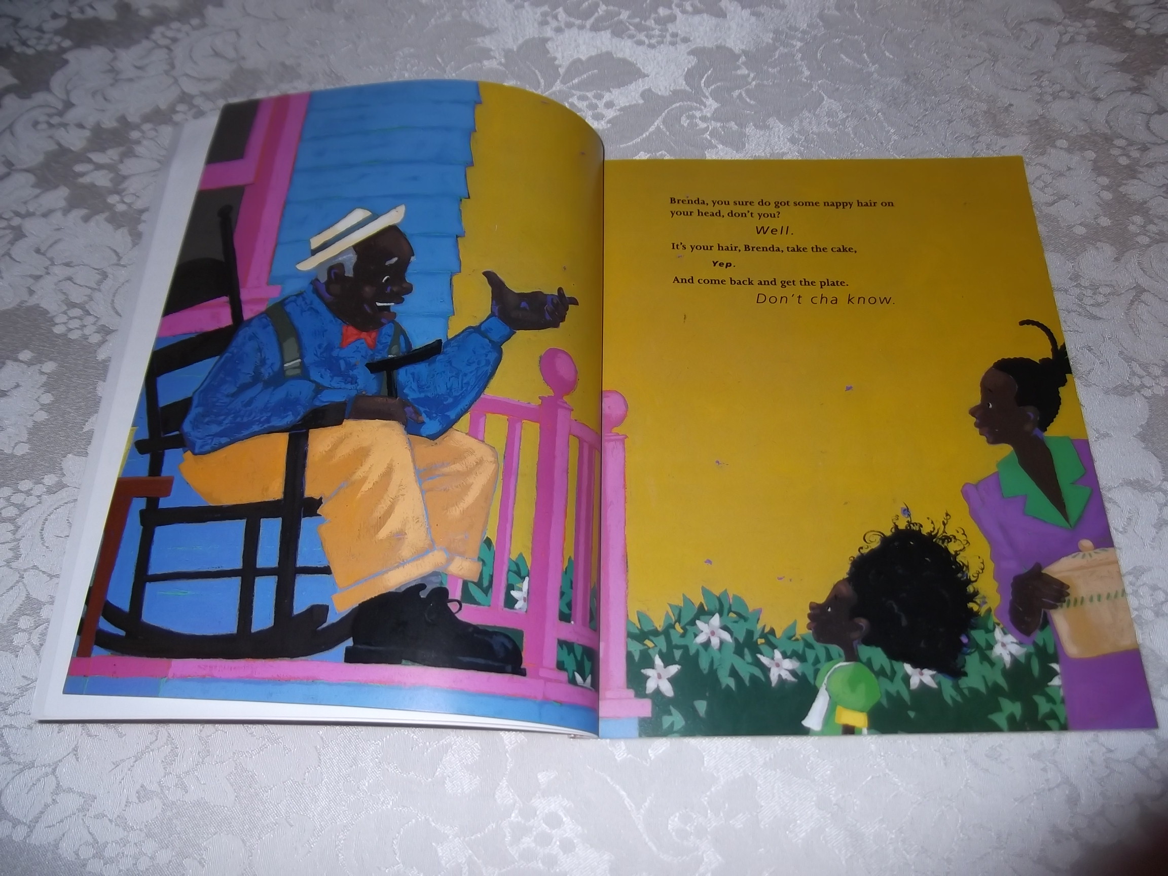 a report on the book nappy hair by carolivia herron Be proud of who you are, every inch of who you are in this empowering story about brenda's knotted-up, twisted, nappy hair and how it got to be that way told in the african-american call and. a report on the book nappy hair by carolivia herron Be proud of who you are, every inch of who you are in this empowering story about brenda's knotted-up, twisted, nappy hair and how it got to be that way told in the african-american call and.