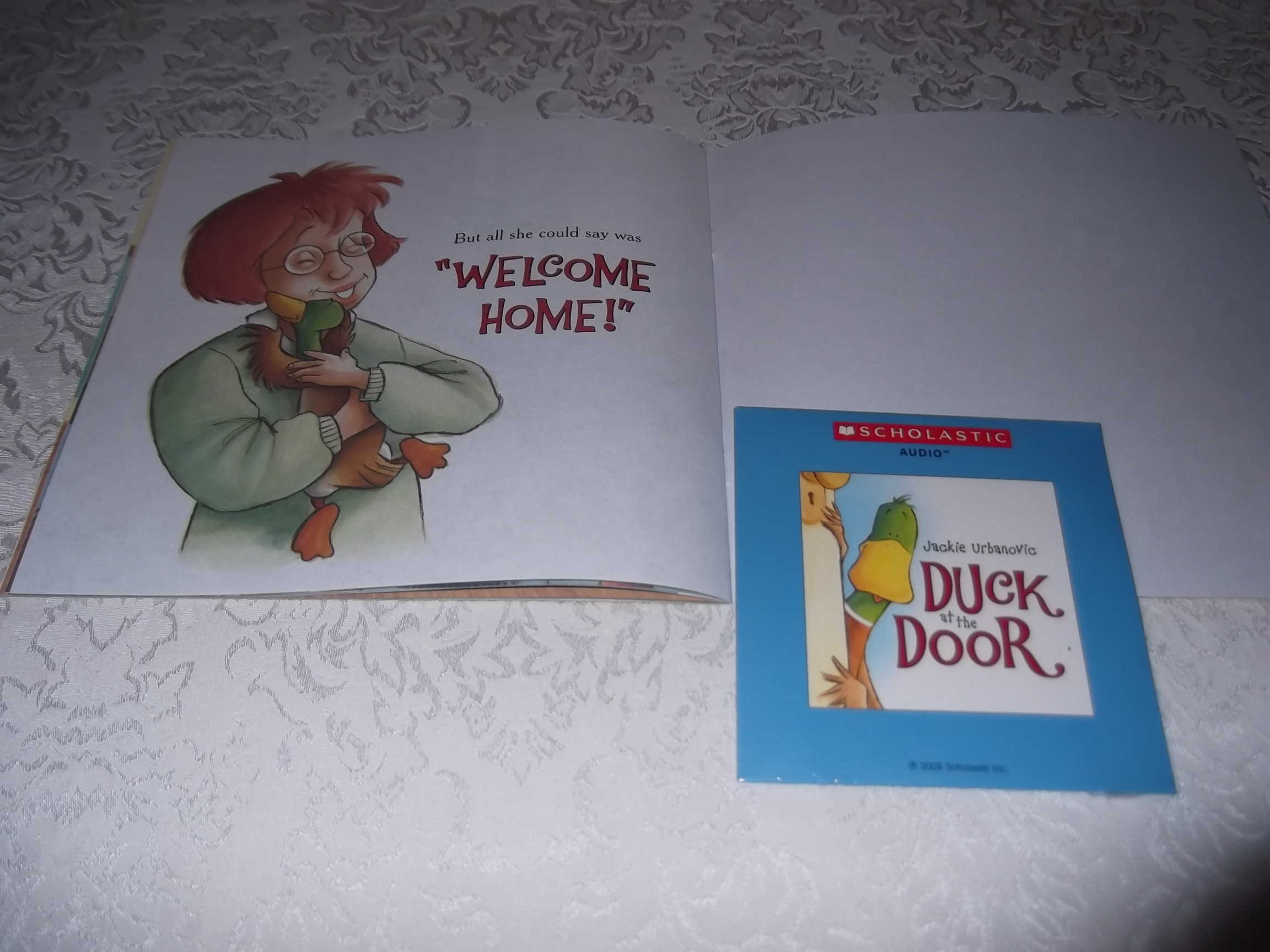 Duck At The Door Jackie Urbanovic Audio Cd And Sc Brand New