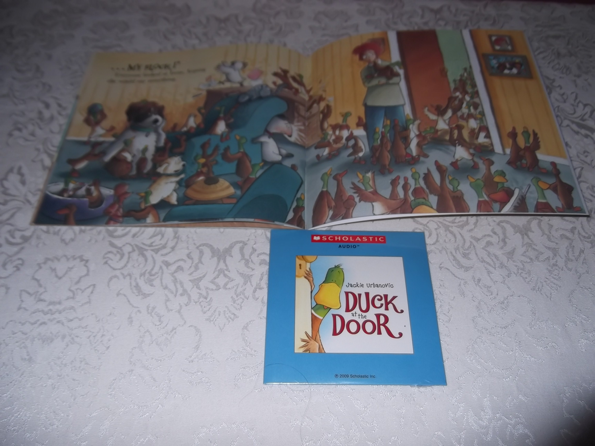 Duck At The Door Jackie Urbanovic Audio Cd And Sc Brand New