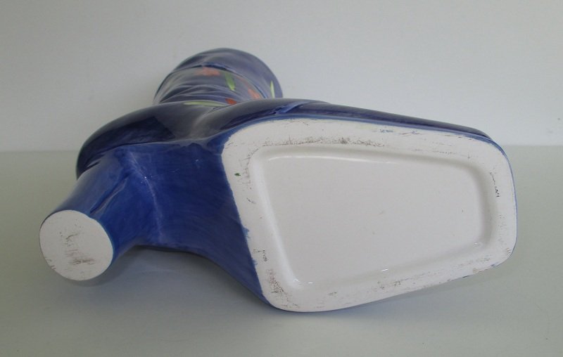 Ceramic Boot Vase, 9 Inch Tall, Never Used