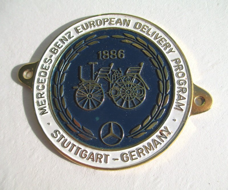 Mercedes European Delivery >> Mercedes Benz European Delivery Program Car Badge Mercedes European Delivery >> Mercedes Benz European Delivery Program Car Badge