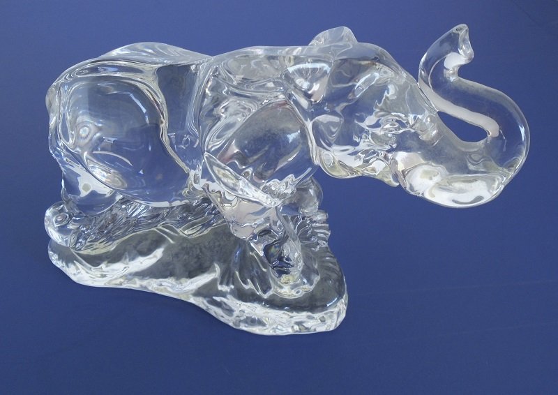 Princess House Wonders of the Wild Crystal Elephant