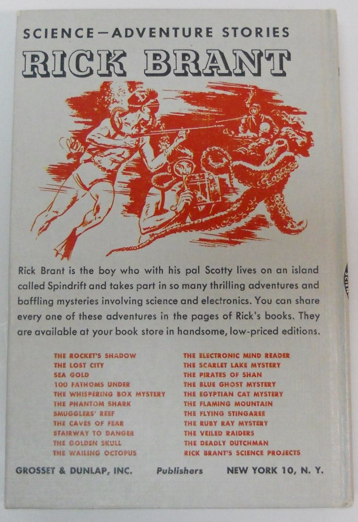 RICK BRANT SCIENCE ADVENTURE John Blaine novel - Egyptian Cat Mystery #16 w/DJ RICK BRANT SCIENCE ADVENTURE John Blaine novel - Egyptian Cat Mystery #16 w/DJ