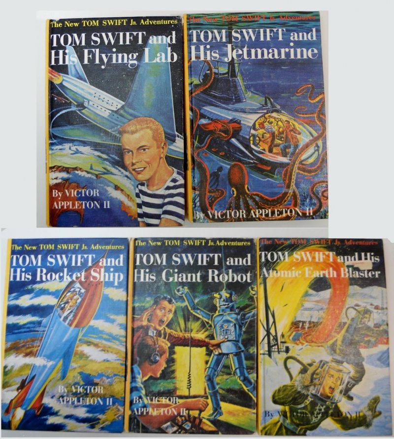 Tom Swift Jr. Adventures Books by Victor Appleton II Set of 11 Tom Swift Jr. Adventures Books by Victor Appleton II Set of 11