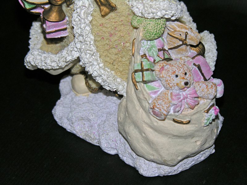 Image 4 of Father Christmas Old Fashioned Santa Large Figurine Holiday