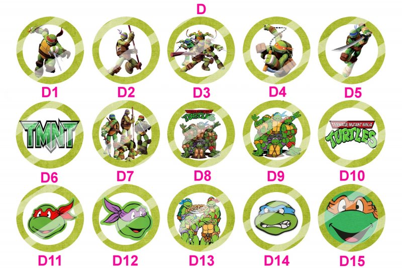 tmnt ninja turtles round ornament d8 glass or plastic alvin and the chipmunks christmas ornament