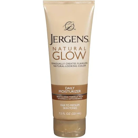 Pack of 12-Jergens Nat Glow Lotion Revit Fair 7.5 oz By Kao Brands Company USA 