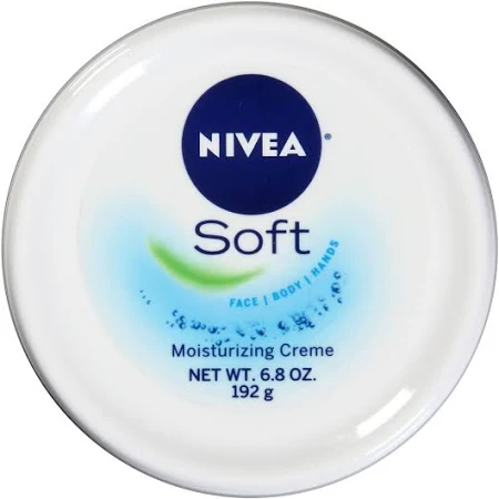 Nivea Soft Moisturizing Creme Jar Cream 6.8 oz By Beiersdorf/Consumer Prod USA 