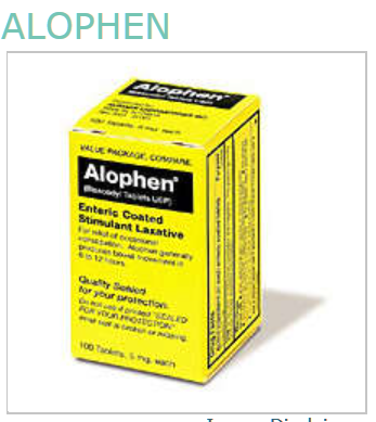 Case of 24-Alophen Pills 5 mg Tab 100 By Emerson Healthcare USA 