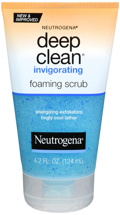 Pack of 12-Neutrogena Deep Clean Scrub Invigorating Scrub 4.2 oz By J&J Consumer USA 