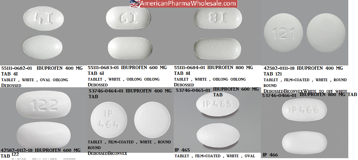 Rx Item-Ibuprofen 600MG 500 Tab by Major Pharma USA 