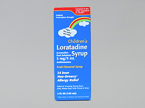 Loratadine 5Mg/5 ml Solution 5 mg /5 ml 4 oz By Taro Pharmaceuticals USA 