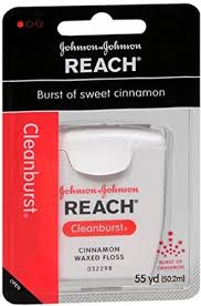 Case of 36-Reach Floss Waxed Cinnamon By J&J Consumer USA 