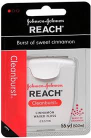 Reach Floss Waxed Cinnamon By J&J Consumer USA 