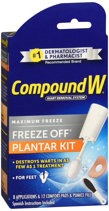 Pack of 12-Compound W Freeze Off Plantar Kit 8 By Medtech USA 