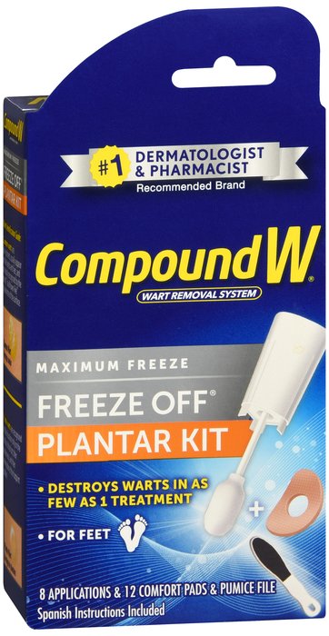 Compound W Freeze Off Plantar Kit 8 By Medtech USA 