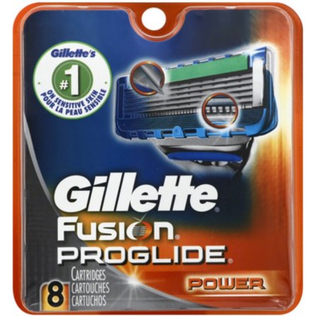 Gillette Fusion Pro Glide Power Refl Blades 8 By Procter & Gamble Dist Co USA 