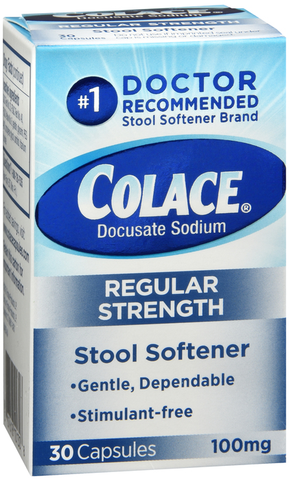 Colace 100 mg Capsule 100 mg 30 By Emerson Healthcare USA 