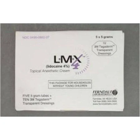 Pack of 12-Lmx4 4% Cream  5X5 gm By Ferndale Laboratories USA 