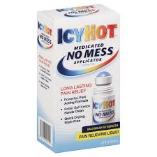 Case of 24-Icy Hot Roll-On Applicator Apl 2.5 oz By Chattem Drug & Chem Co USA 