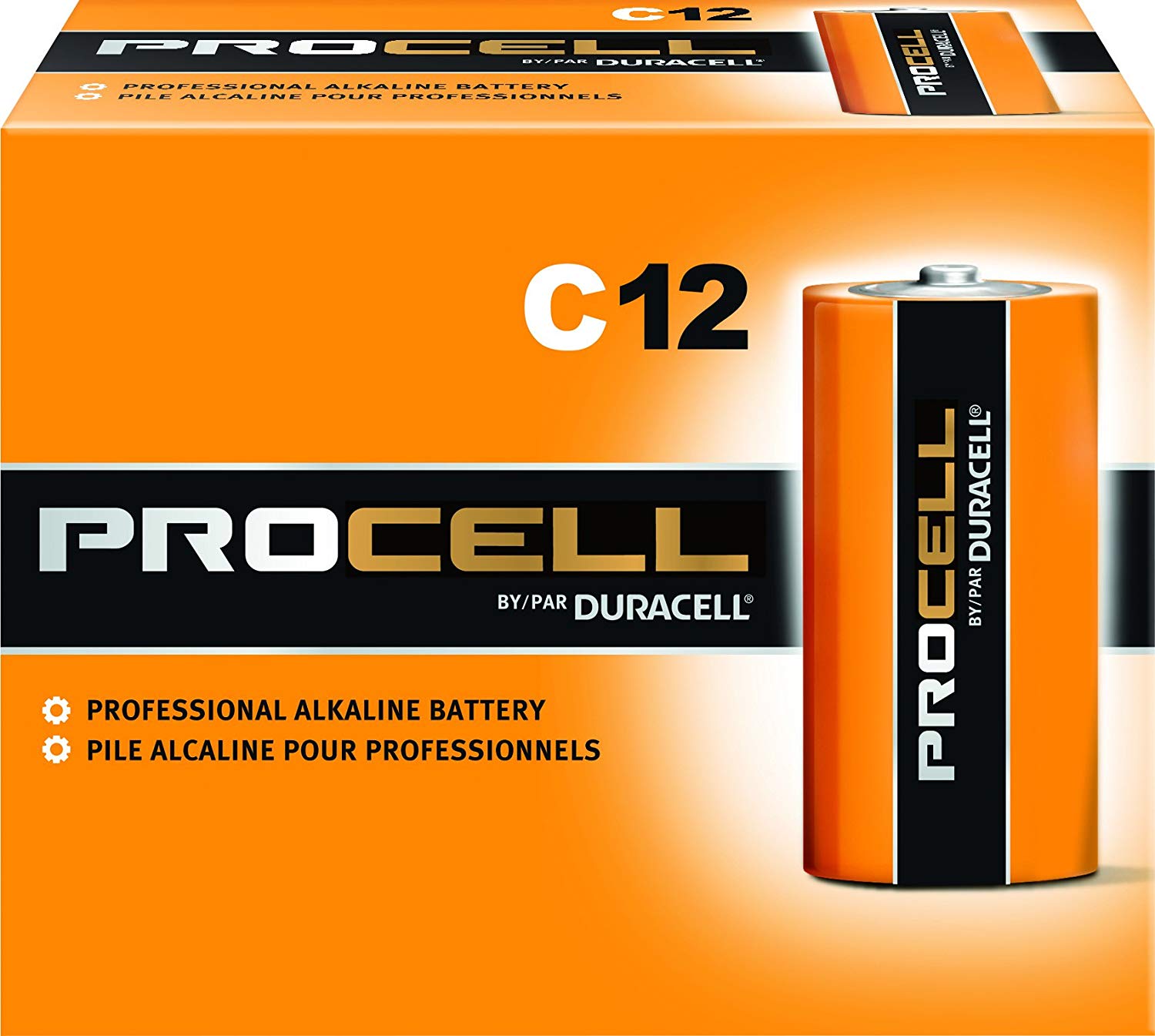 Case of 6-Duracell Procell C Battery 12 By Duracell Distributing USA 