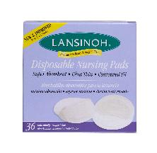 Pack of 12-Lansinoh Disposable Nursing Pad 36 By Emerson Healthcare USA 