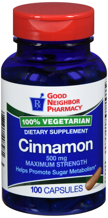 GNP Cinnamon Capsule 100 By GNP Items USA 
