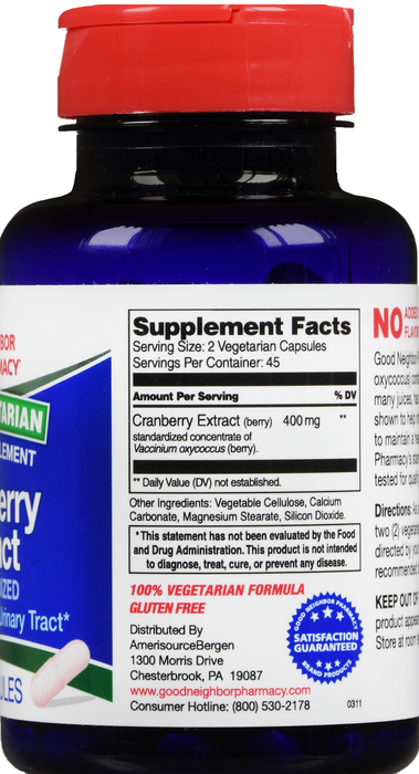 GNP Cranberry 200 mg Capsule 90 By GNP Items USA 