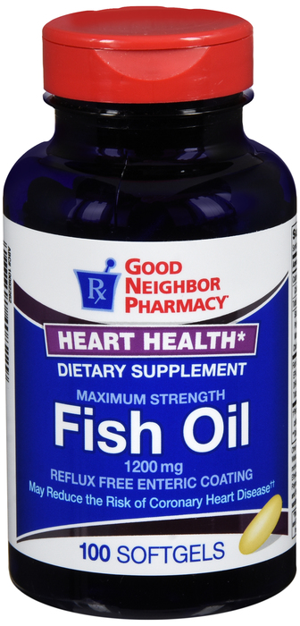 GNP Fish Oil 1200 mg EC Sgc Soft Gel 100 By GNP Items USA 