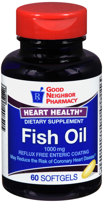 GNP Fish Oil High Pot EC Sgc Soft Gel 60 By GNP Items USA 