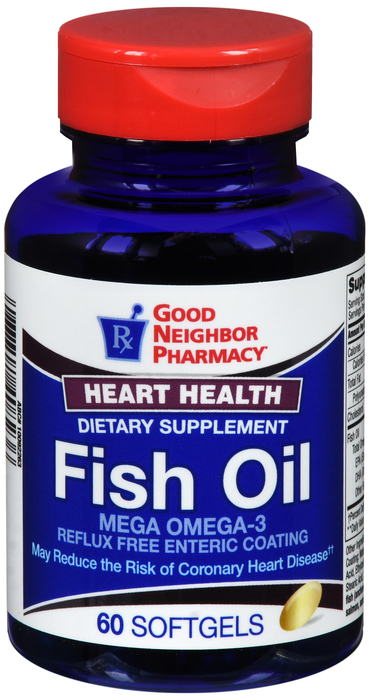 GNP Fish Oil 1000 mg EC Sgc Soft Gel 60 By GNP Items USA 