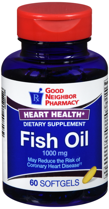 GNP Fish Oil 1000 mg Sgc Soft Gel 60 By GNP Items USA 