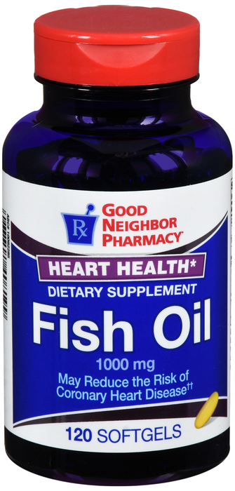 GNP Fish Oil 1000 mg Sgc Soft Gel 120 By GNP Items USA 