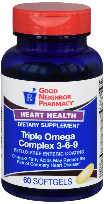 GNP Omega Triple Cmp EC Sgc Soft Gel 60 By GNP Items USA 