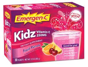 Emergen-C Kidz Vit C 250 mg Fruit Powder 30 By Glaxo Smith Kline Consumer Hc USA 