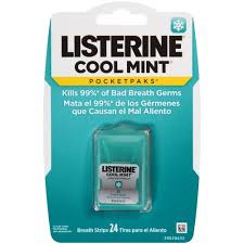 Listerine Pocket Pk Cool Mint Strip 12X24 By J&J Consumer USA 
