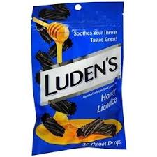 Pack of 12-Ludens Bag Honey Licorce Drops 30 By Medtech USA 