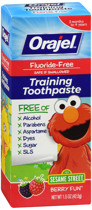 Orajel Toddler Training Paste Fruit Toothpaste 1.5 oz By Church & Dwight USA 