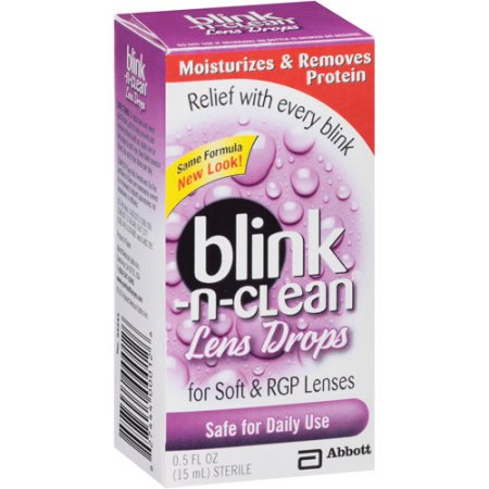 Blink N Clean Lens Drops 15 ml By J&J Consumer USA 