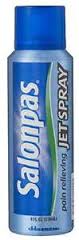 Pack of 12-Salonpas Pain Relief Jet Spray Aerosol 4 oz By Emerson Healthcare USA 