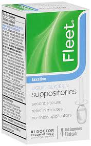 Fleet Glycerin Supp Liq Applictr Liquid 4X7.5 ml By Medtech USA 