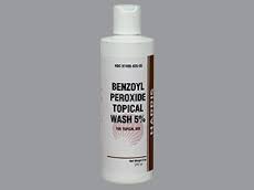 Pack of 12-Benzoyl Peroxide 5% Acne Wash 5% 8 oz By Harris Pharmaceutical USA 
