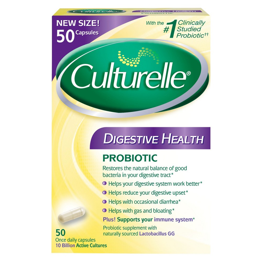 Culturelle Capsule Digestive Health 50Ct By I-Health (Culturelle) USA 
