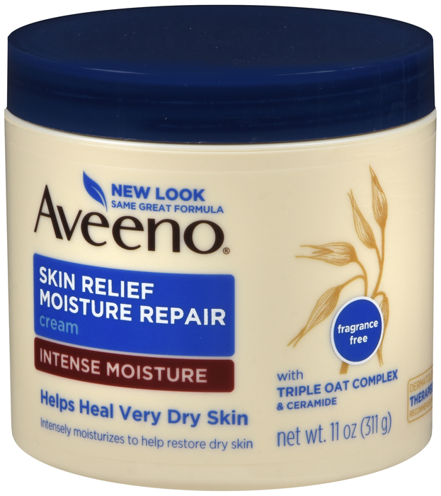 Aveeno Cream Skin Relief Moisture Cream 11 oz By J&J Consumer USA 