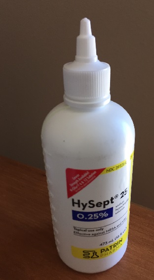 Pack of 12-Hysept Solution 0.25% Liquid 16 oz By Patrin Pharma -Generics USA 