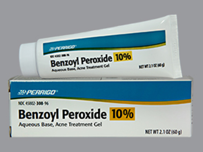 Benzoyl Peroxide 10 % Gel 10% 60 gm By Perrigo Co USA 